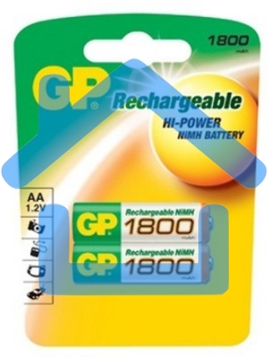 Аккумулятор GP 180AAHC AA NiMH 1800mAh (2шт)