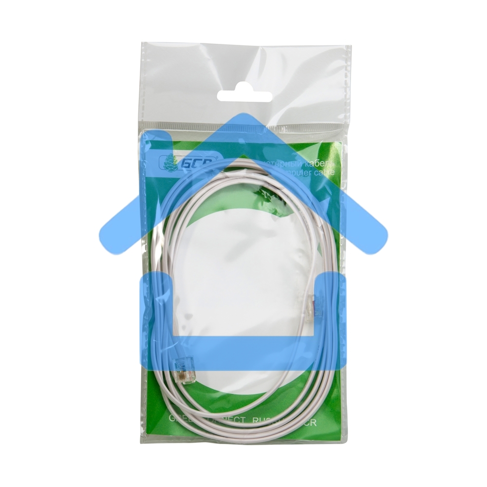 Телефонный шнур Greenconnect удлинитель для аппарата 1.0m GCR-TP6P4C-1.0m, 6P4C (джек 6p4c - jack 6p4c) белый Greenconnect Телефонный шнур удлинитель для аппарата 1.0m GCR-TP6P4C-1.0m, 6P4C (джек 6p4c - jack 6p4c) белый