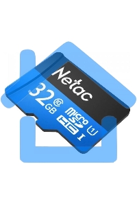 Флеш карта microSDHC 32Gb Netac P500 <NT02P500STN-032G-S> (без SD адаптера) 80Mb/s