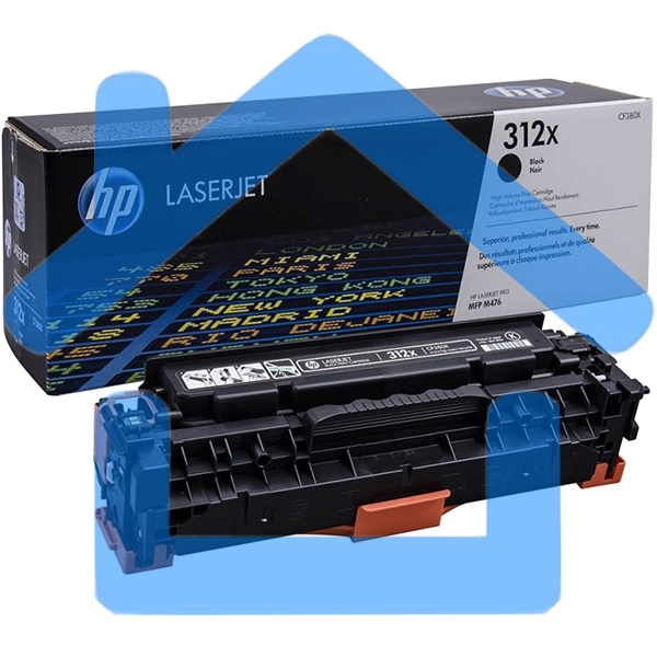 Тонер Картридж HP 312A CF380X черный для HP CLJ Pro M476 (4400стр.)