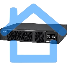 Источник бесперебойного питания Smart-Save Online SRV Systeme Electric 2000 ВА, конвертируемый форм-фактор 2U, 230 В, 6 розеток IEC C13, SmartSlot, LCD, USB HID