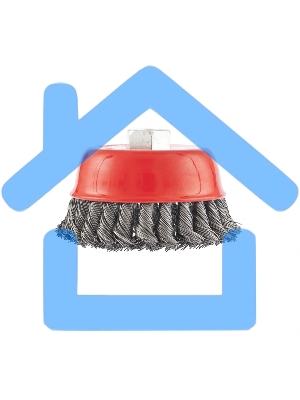 Щетка Matrix для УШМ, 100 мм, М14, 