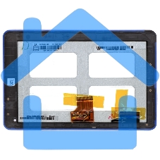 Модуль (матрица + тачскрин) для Acer Iconia Tab B1-A71 черный с рамкой