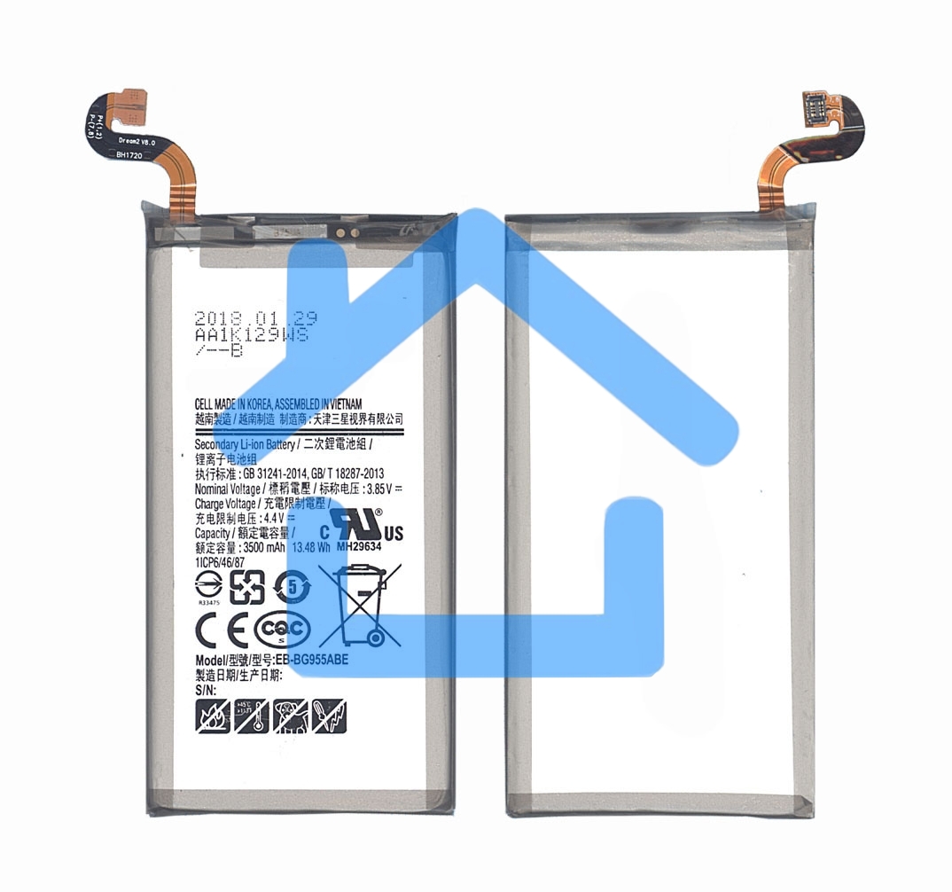 Аккумуляторная батарея EB-BG955ABE для Samsung Galaxy S8+ SM-G955 3500mah