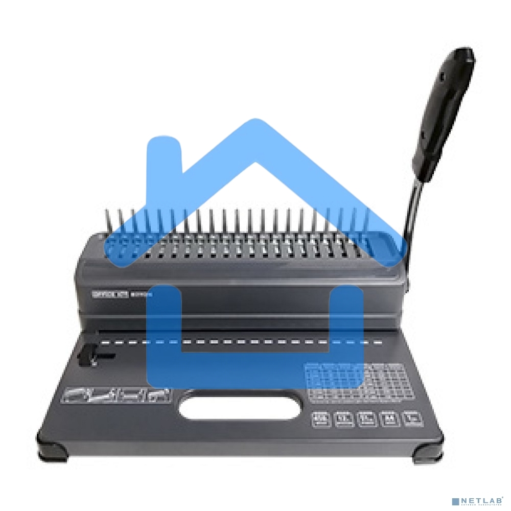 Переплетчик Office Kit B2112N A4/перф.12л.сшив/макс.450л./пластик.пруж. (4.5-51мм)