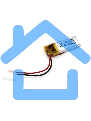 Аккумулятор Li-Pol (батарея) 4*08*20мм 2pin 3.7V/200mAh