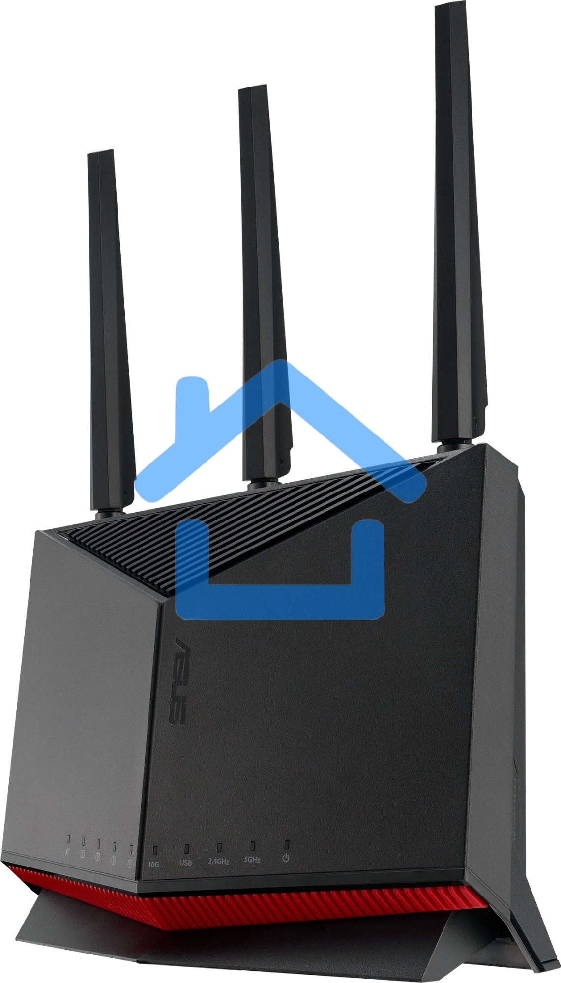 Маршрутизатор ASUS RT-BE86U, черный/красный, 90IG08W0-MO9A0V