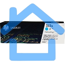 Тонер Картридж HP 312A CF381A голубой для HP CLJ Pro M476 (2400стр.)