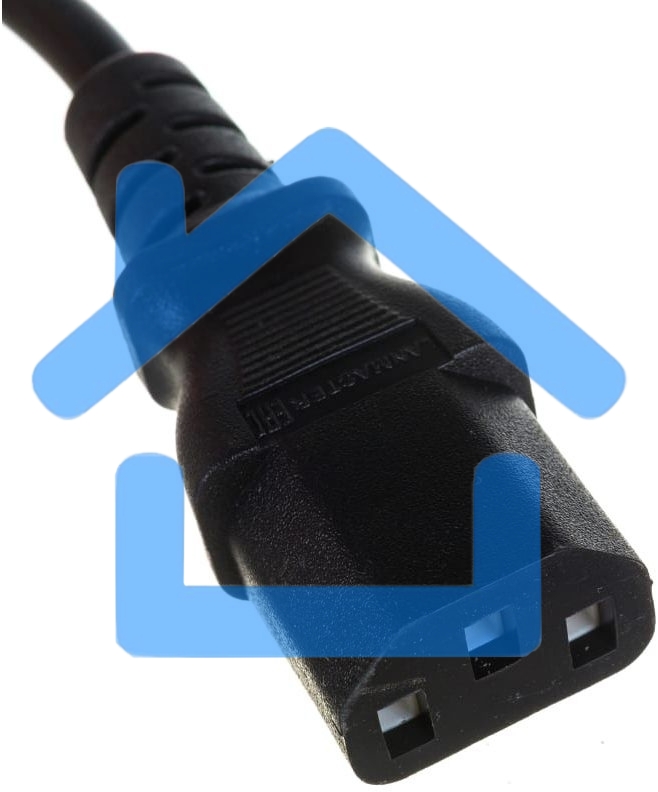 Шнур питания Lanmaster С13-C20, 3х0.75, 220В, 10А, черный, 2 метра