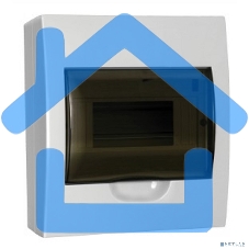 Корпус модульный пластиковый навесной ЩРН-П-8 IEK MKP12-N-08-40-20, 8 модулей, IP41