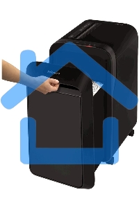 Шредер Fellowes PowerShred LX220 черный (секр.P-4)/перекрестный/20лист./30лтр./скрепки/скобы/пл.карты