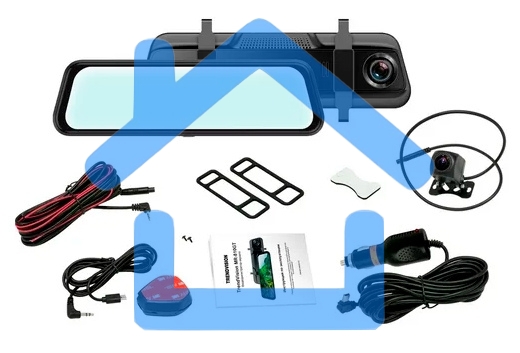 Видеорегистратор TrendVision MR-810 GT черный 1080x1920 1080p 140гр. GPS MSTAR 8336N
