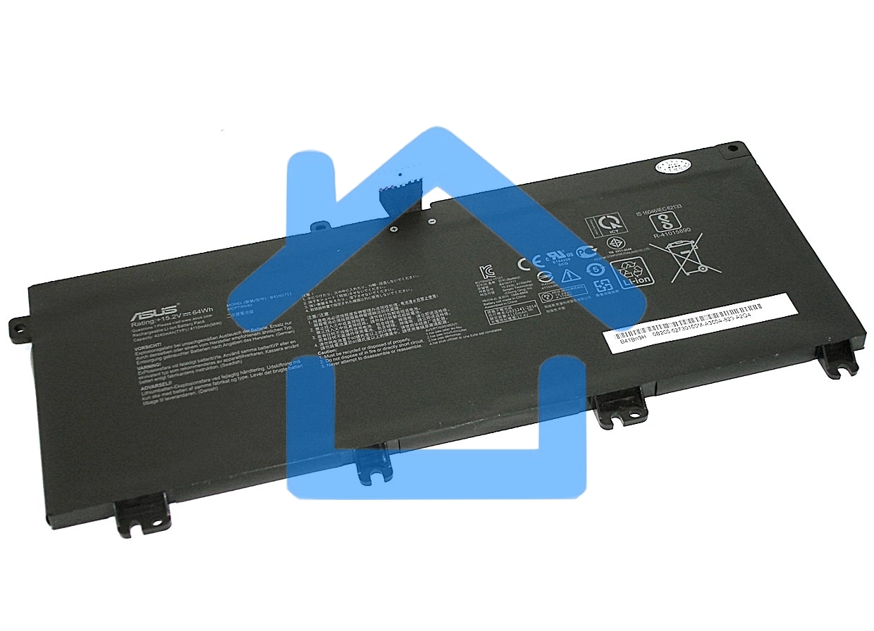 Аккумуляторная батарея для ноутбука Asus GL703VD FX705GM (B41N1711) 15.2V 64Wh черный