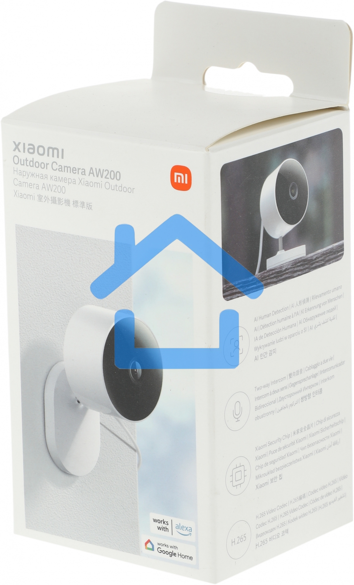 Камера IP Xiaomi Outdoor Camera AW200 белый (3 Mп, 2304 х1296, 101,7°, Wi-Fi, IP66) (BHR6398GL)