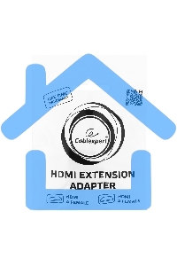 Переходник Gembird Переходник HDMI-HDMI 19F/19F, угловой, золотые разъемы, пакет A-HDMI-FFL
