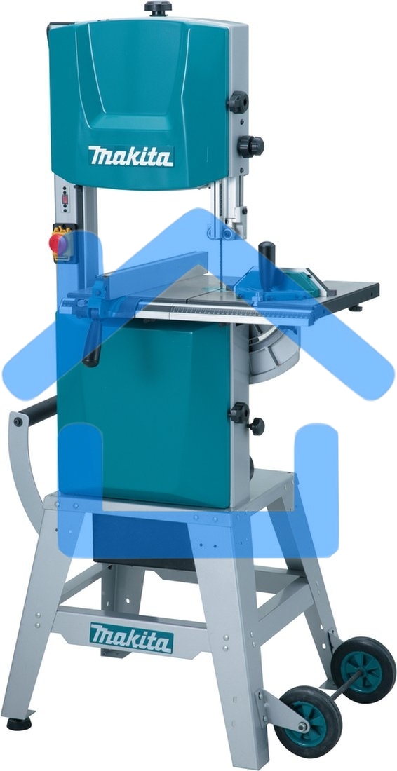 Пила Makita LB1200F ленточная [LB1200F] 900Вт,400\800м\мин,рез-165х305мм,81.2кг,кор,стол на ножках,подсв,угл направляющая+5полотен