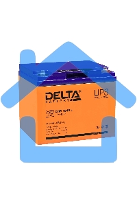 Батарея Delta DTM 1240 L (12V, 40Ah) с увеличенным сроком службы (10 лет)