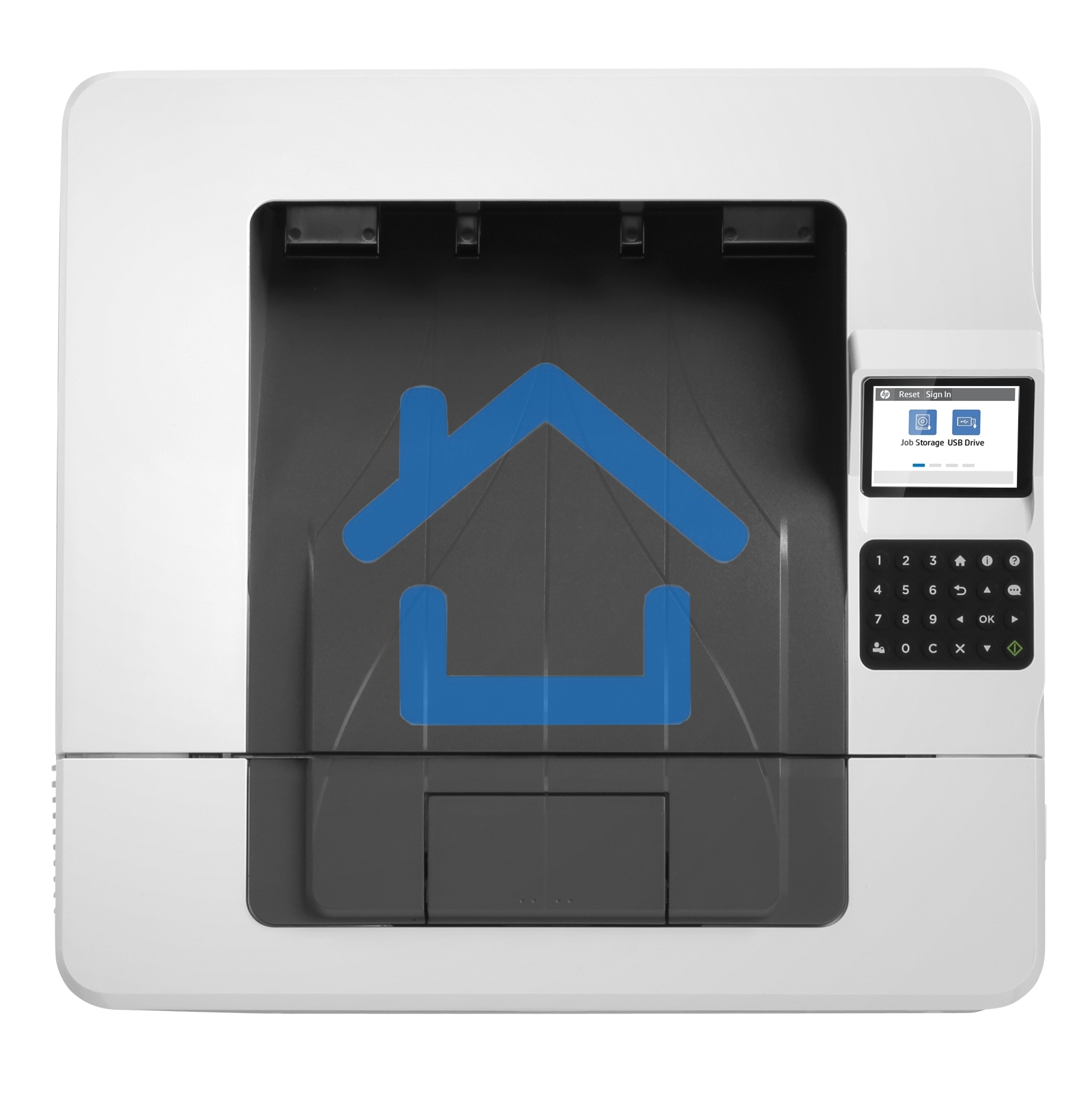 Принтер лазерный HP LaserJet Enterprise M406dn (3PZ15A), A4, ч/б, печ. до 40 стр/мин., 1200 x 1200 dpi, USB, RJ-45, Air Print, Mopria