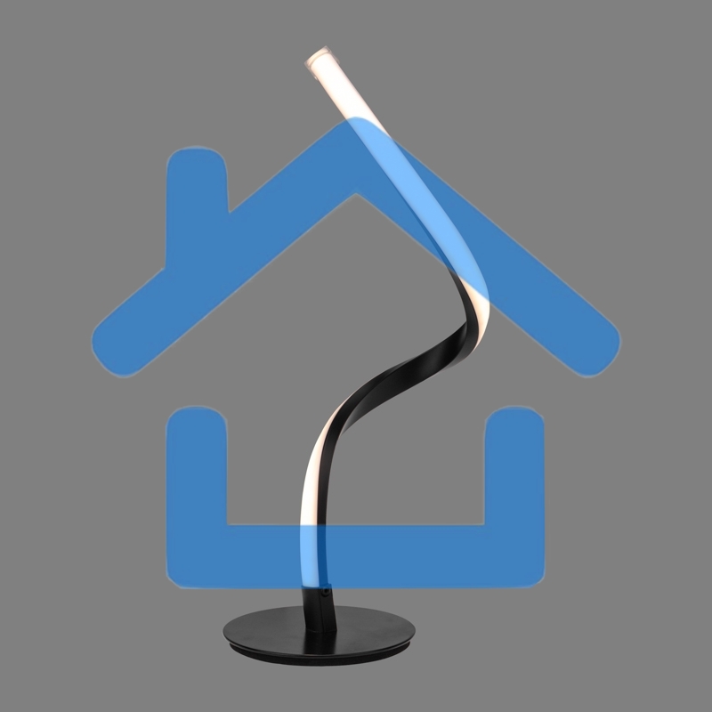 Светильник декоративный Spiral Duo, LED, 2Вт, 3000К, 5В, черный Rexant