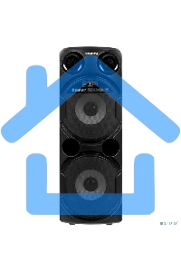 Колонка АС Sven PS-750, черный (80 Вт, TWS, Bluetooth, FM, USB, microSD, LED-дисплей, 2х4400мА*ч)