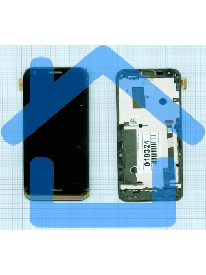 Дисплей для Asus PadFone 2 A68, черный с рамкой