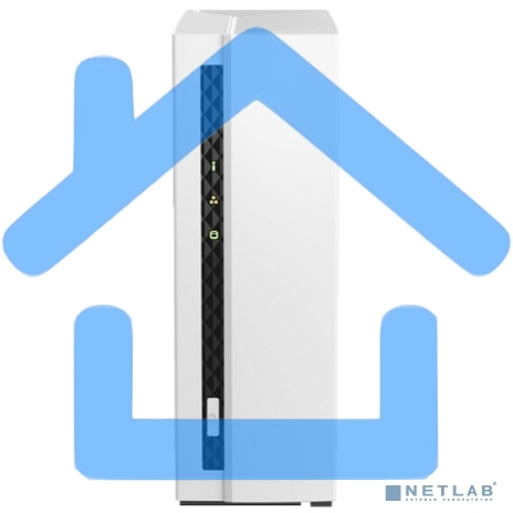 Сетевое хранилище SMB QNAP TS-133 NAS 1 HDD tray. ARM 4-core Cortex-A55 1.8GHz, ram 2 Gb (max), 1x1GbE, 1xUSB 2.0 port,1xUSB 3.2 Gen 1