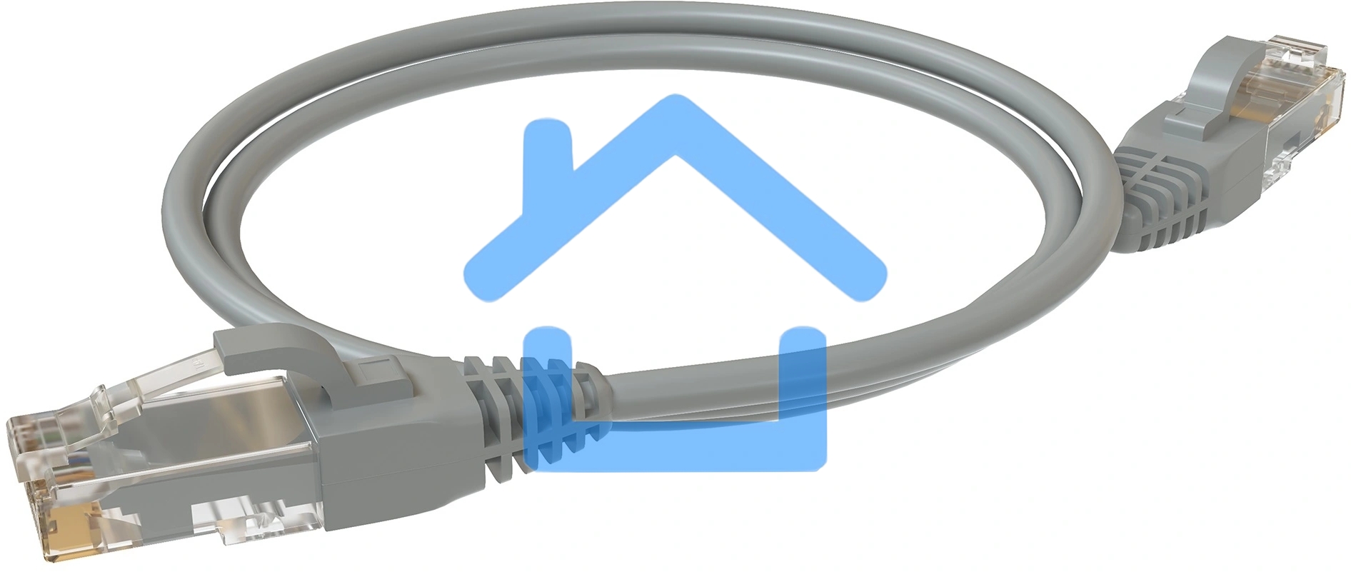 Патч-корд Sysmatrix PC 4545.5EU26.1LSZHGY U/UTP RJ-45 вил.-вилка RJ-45 кат.5E 1м серый LSZH