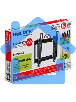 Кронштейн для телевизора Holder LCD-T2609 черный 22