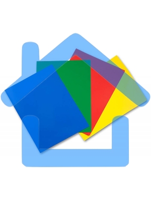 Папка-уголок Бюрократ -E310N/1YEL непрозрачный A4, пластик, 0.18мм, желтый