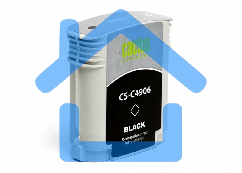 Картридж струйный Cactus CS-C4906 №940 черный (72 ml) для HP OfficeJet PRO 8000/8500