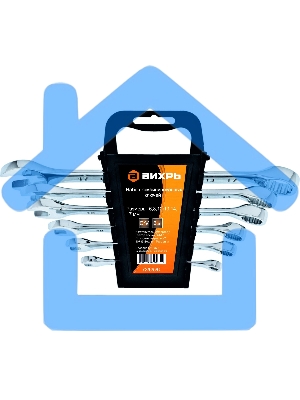 Набор комбинированных ключей 6 шт. 6 - 17