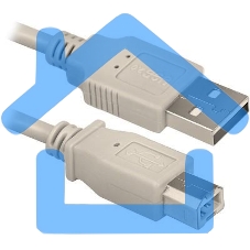 Кабель Defender USB04-06p.bagКабель USB 2.0 для соед. 1.8м AM/BM, пакет