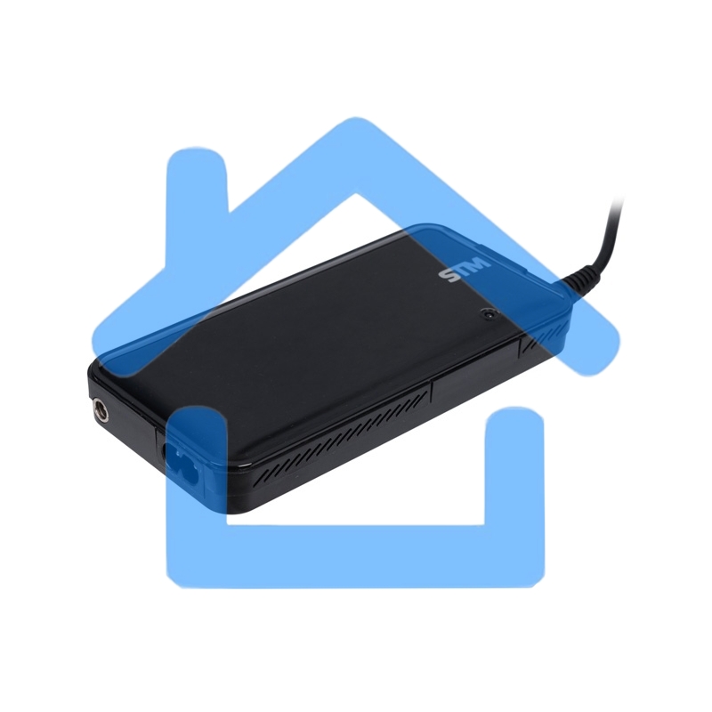 Адаптер для ноутбуков STM Dual DLU90, 90W, EU AC power cord& Car Cigaratte Plug, USB(2.1A)