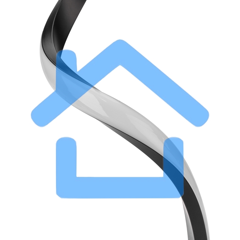 Светильник декоративный Spiral Duo, LED, 2Вт, 3000К, 5В, черный Rexant