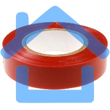 Изолента ПВХ, 19 мм х 20 м, красная Сибртех