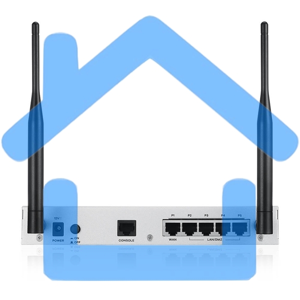 Межсетевой экран Zyxel USG FLEX 100H, 8xRJ-45: 1G (LAN/WAN), 1xUSB3.0 **