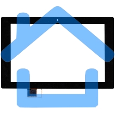 Сенсорное стекло (тачскрин) для Sony Xperia Tablet Z I101FGT08.1, черное