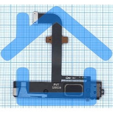 Шлейф с разъемом питания (Dock Connector), микрофоном и звонком для Lenovo K900 черный