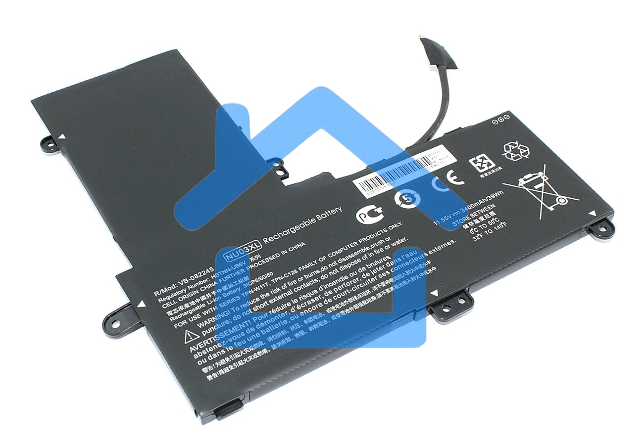 Аккумуляторная батарея для ноутбука HP Pavilion x360 11-u000 (HSTNN-UB6V) 11.55V 3400mAh OEM