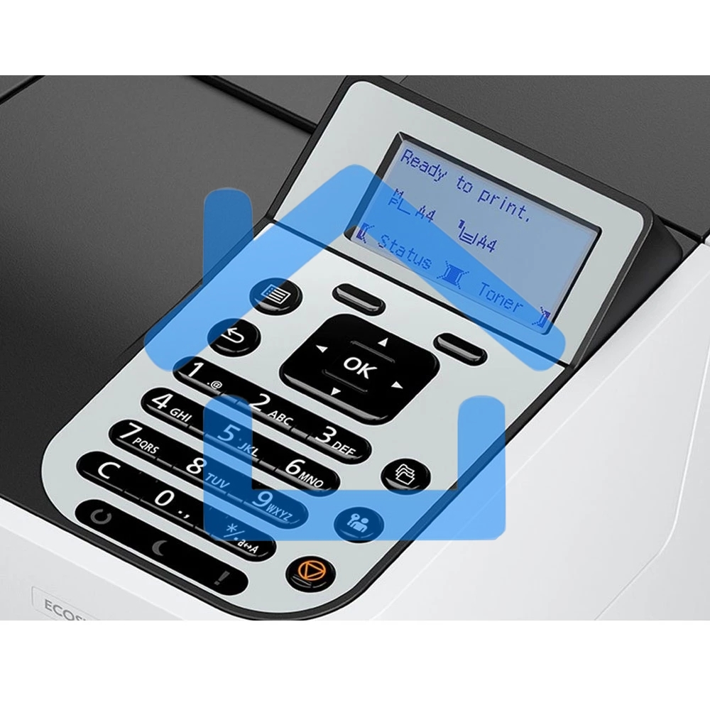 Принтер лазерный Kyocera ECOSYS PA5500x (110C0W3NL0), A4, ч/б, печ. до 55 стр/мин., 1200 x 1200 dpi, USB, RJ-45, Air Print, Mopria