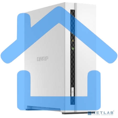 Сетевое хранилище SMB QNAP TS-133 NAS 1 HDD tray. ARM 4-core Cortex-A55 1.8GHz, ram 2 Gb (max), 1x1GbE, 1xUSB 2.0 port,1xUSB 3.2 Gen 1