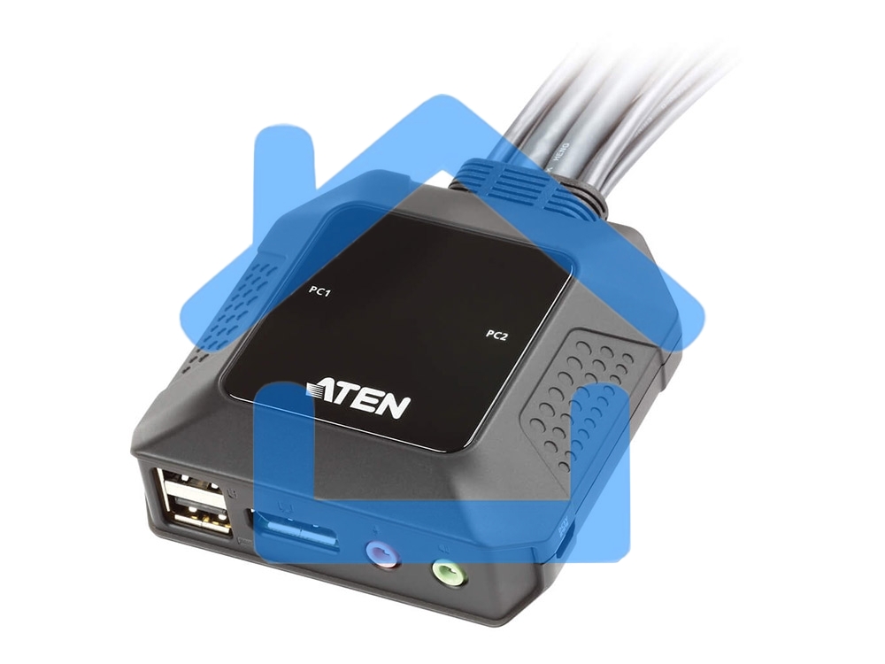 Переключатель ATEN 2 PORT USB DP KVM SWITCH.