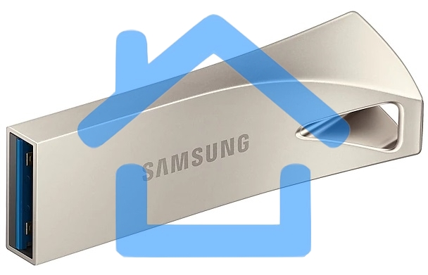 Флешка USB R/W 64Gb USB Drive <USB 3.1> Samsung BAR Plus (up to 300Mb/s) (MUF-64BE3/APC) серебристый