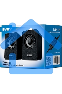 Акустическая система SVEN 135, черный (6 Вт, питание USB)