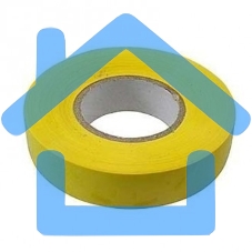 Изолента ПВХ, 19 мм х 20 м, желтая Сибртех