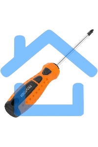 Отвертка SPARTA 11777point ph1х75мм crv 2-х компонентная рукоятка