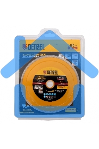Диск алмазный отрезной ф180 х 22,2 мм, Сплошной, мокрое резание Denzel