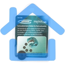 Режущий элемент (ролик) трубореза (арт.78705,78706),4,5х3х16мм,для резки труб из цв.металлов Gross