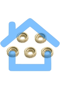 Шестерня CET CET8084 (2HS25260) для Kyocera FS-1028/1128MFP/1100 тефлонового вала