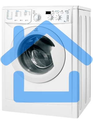 Стиральная машина Indesit IWUD 4085 белый, загрузка фронтальная 4 кг, 800 об/мин., класс: А